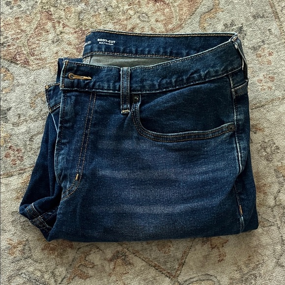 Old Navy Men's Bootcut Jeans - Dark Blue - Picture 1 of 6